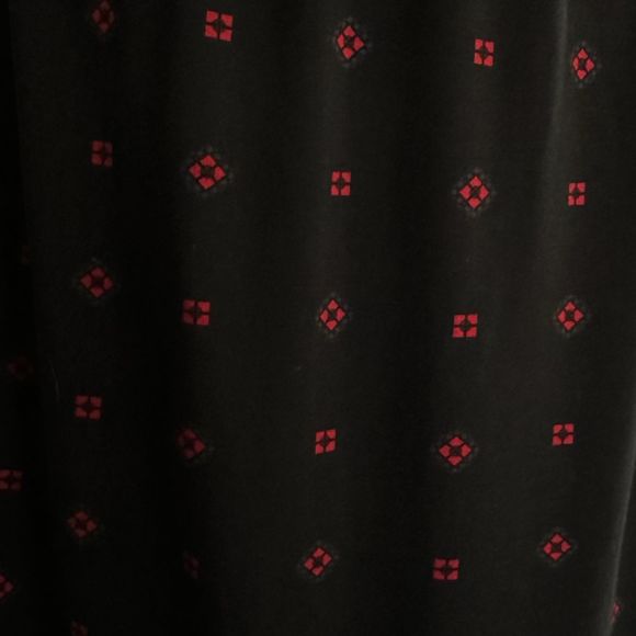 LulaRoe Black Sleeveless Dress with Red Designs, Large, NWT - Picture 4 of 7